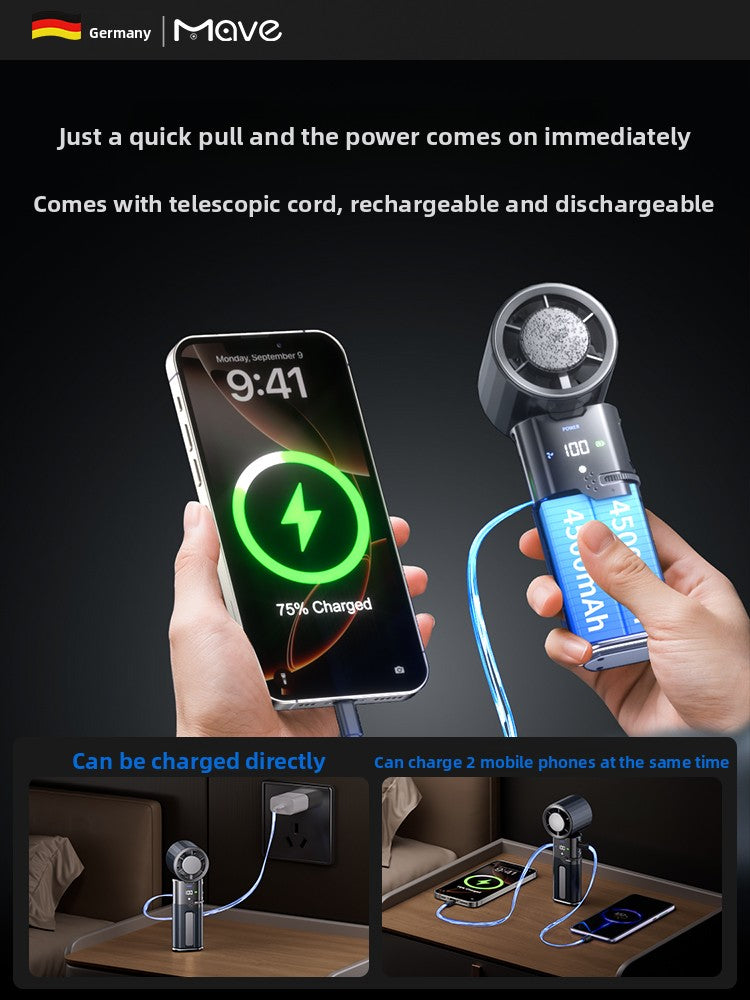 Handheld Semiconductor Cooling Fan